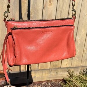Lucky Brand Vibrant Crossbody Bag in Coral